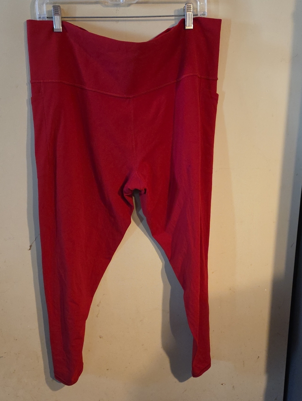 Athleta Women's High-Waist Red Leggings